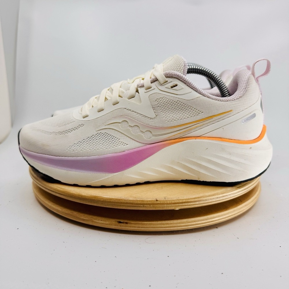 Saucony Lancer 3 Shoes Womens 6.5 White Running Sneakers Lightly Worn